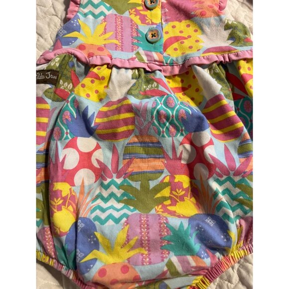 Matilda Jane Pineapple Bubble Romper With Matching Hat Size 6-12 months Excellen - Picture 4 of 7